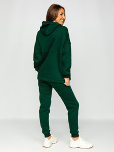 Ensemble de survêtement deux pièces pour femme vert Bolf 8029