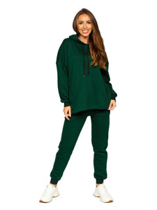 Ensemble de survêtement deux pièces pour femme vert Bolf 8029