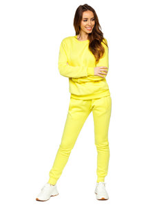 Ensemble de survêtement pour femme jaune Bolf 0001   