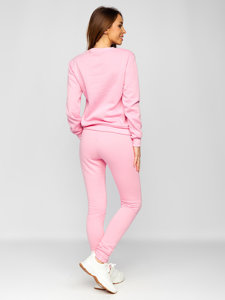 Ensemble de survêtement pour femme rose clair Bolf 0001  