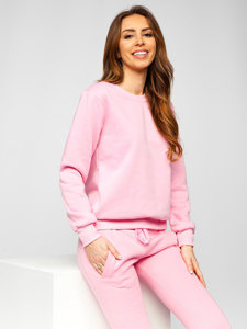 Ensemble de survêtement pour femme rose clair Bolf 0001  