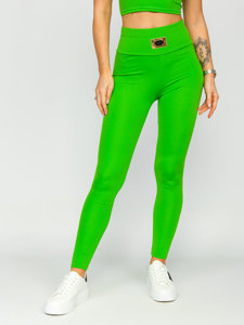 Ensemble de survêtement sportif deux pièces pour femme vert Fashion Bolf 022