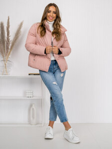 Femme Blouson d'hiver matelassé Rose Bolf 23062