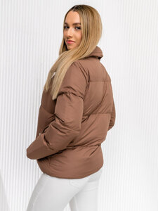 Femme Blouson d'hiver matelassée Marron Bolf 23062