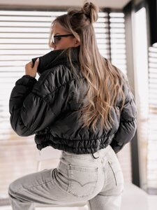 Femme Blouson matelassée mi-saison Noir Bolf 1250A