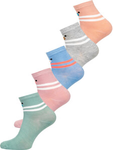 Femme Chaussettes Multicolore Bolf DM66019-5P 5 PACK