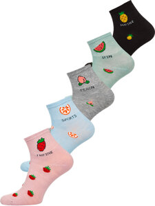 Femme Chaussettes Multicolore Bolf NY0032-5P 5 PACK