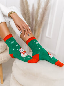 Femme Chaussettes de Noël Multicolore Bolf M798-8