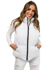 Femme Gilet épais matelassée Blanc Bolf 5M3150