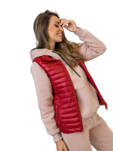 Femme Gilet matelassé Bordeaux Bolf 5M702