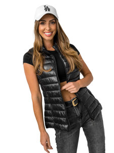 Femme Gilet matelassé Noir Bolf 16M9153