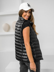 Femme Gilet matelassé Noir Bolf 16M9153