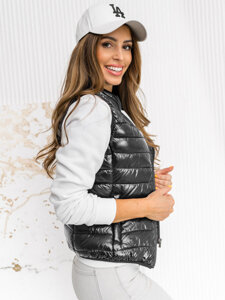 Femme Gilet matelassé Noir Bolf R0107AA1