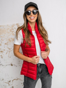 Femme Gilet matelassé Rouge Bolf 16M9155