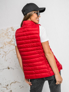 Femme Gilet matelassé Rouge Bolf 16M9155