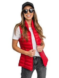 Femme Gilet matelassé Rouge Bolf 16M9155