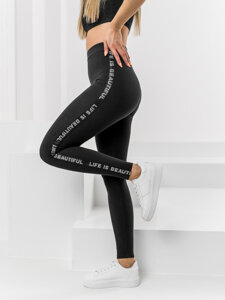 Femme Legging Noir Bolf W7106A1