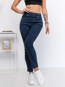 Femme Legging en jean Bleu foncé Bolf S113