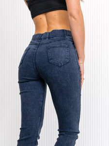 Femme Legging en jean Bleu foncé Bolf S113