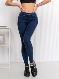 Femme Legging en jean Bleu foncé Bolf W7059