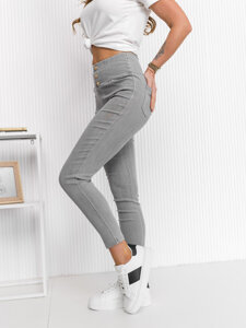 Femme Legging en jean Gris Bolf S110