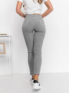 Femme Legging en jean Gris Bolf S113