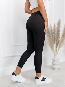 Femme Legging en rayures Noir Bolf W7901