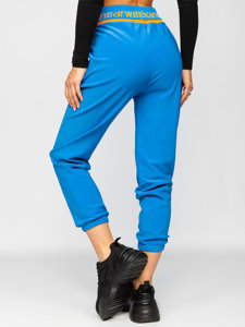 Femme Pantalon de sport Bleu Bolf H1007A