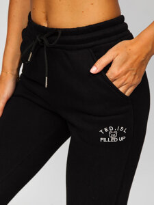 Femme Pantalon de sport Noir Bolf F23350