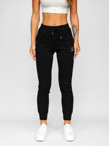 Femme Pantalon de sport Noir Bolf F23350