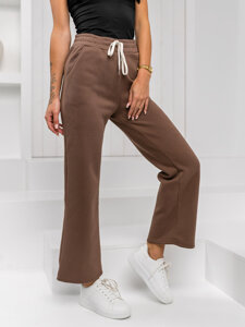 Femme Pantalon de survêtement wide leg Chocolat Bolf W5213