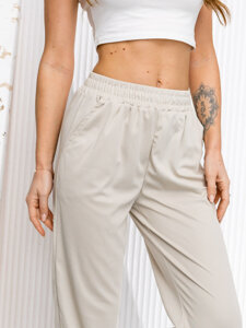 Femme Pantalon jogger Beige Bolf W7822