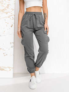 Femme Pantalon jogger Graphite Bolf W7866