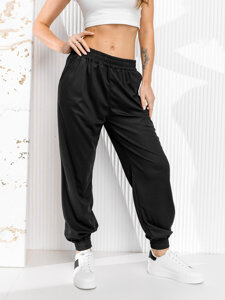 Femme Pantalon jogger Noir Bolf W7822