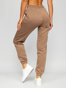 Femme Pantalon sportif en rayures Beige Bolf BL32