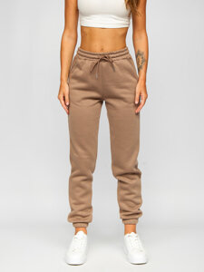 Femme Pantalon sportif en rayures Beige Bolf BL32