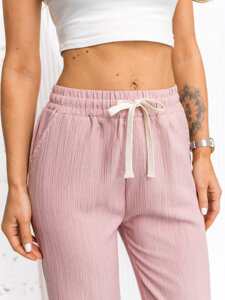 Femme Pantalon wide leg Rose Bolf W7960