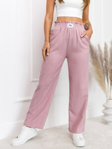 Femme Pantalon wide leg Rose Bolf W7961