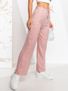 Femme Pantalon wide leg Rose Bolf W7966