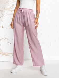 Femme Pantalon wide leg Rose Bolf W7970