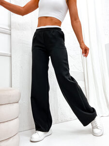 Femme Pantalons Noir Bolf 8274