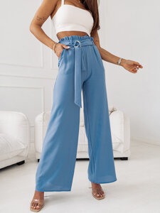 Femme Pantalons textiles Bleu Bolf 8265