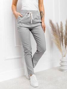 Femme Pantalons textiles Gris Bolf W7831