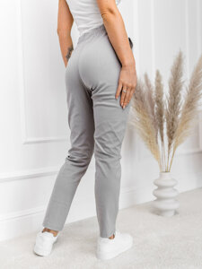 Femme Pantalons textiles Gris Bolf W7831