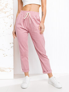 Femme Pantalons textiles Rose Bolf W7832