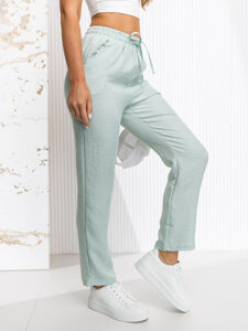 Femme Pantalons textiles Vert Bolf W7965