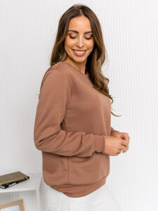 Femme Sweat-shirt Beige Bolf W01