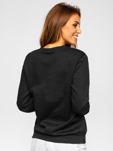 Femme Sweat-shirt Noir Bolf W01A