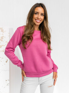 Femme Sweat-shirt Rose foncé Bolf W01