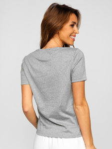 Femme T-shirt basic Gris Bolf SD211-3P 3PACK